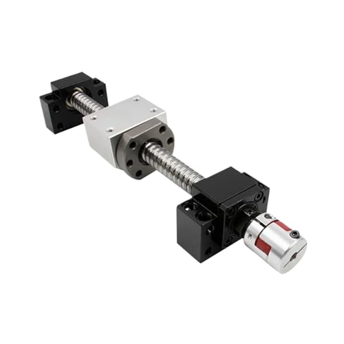 Hochpräzise Kugelumlaufspindel Kit Leitspindel, 16mm Kugelumlaufspindel, SFU1605/SFU1610 mit 5mm/10mm Steigung, einzelne Kugelmutter + Lager(SFU1610,1000mm) von YDHSIKK