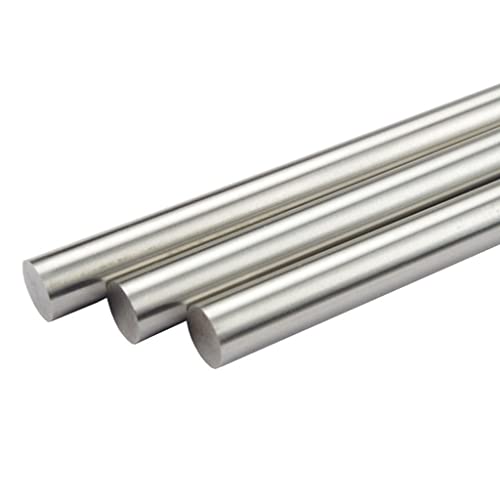 Metall runde Stäbe, Edelstahl runde Stäbe, 1 Stück Durchmesser 4–18 mm, metrische Rundstange mit linearer Welle, 100/200/300/400/500 mm lang, Erdungsstange aus Metall/200 mm/14 mm(7Mm 500mm) von YDHSIKK