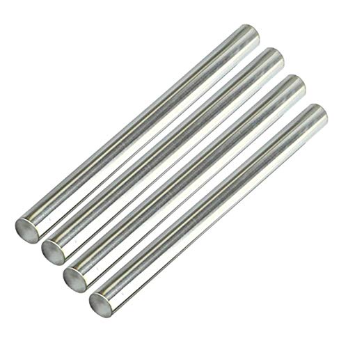 Metall runde Stäbe, Edelstahl runde Stäbe, 4 Stück Durchmesser 8,5–11 mm, Länge 500 mm, Vollwellenstangen, Drehbankstange, Rundstange/Durchmesser 10 mm(Diameter 8.5Mm) von YDHSIKK