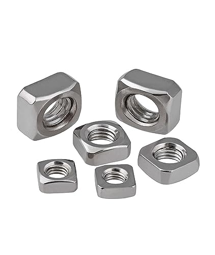 Rechteckmuttern, M3 M4 M5 M6 M8 M10 M12 304 Edelstahl(M3x5.4x2.4-10pcs) von YDHSIKK