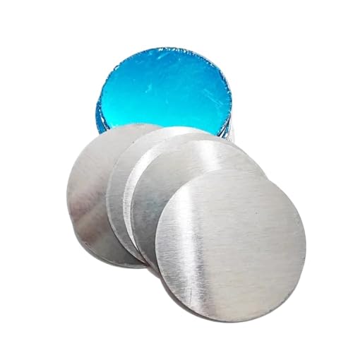 Wärmesinkdichtung, Aluminiumlegierungsscheibe, 6061 Aluminium DIY Runde Kreisscheibe Platte Blatt, Silber, Durchmesser 50-300mm, Dicke 1-5mm(Dia 300x1mm 1pcs) von YDHSIKK