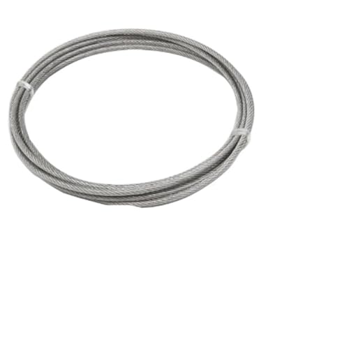 Wire Rope, 25M 1/2/3/4mm Seil Kabel Wäscheleine Rostfrei Edelstahl Seil Heben Trocknen Rack Anti-Diebstahl Draht Seil(1.0mm) von YDHSIKK