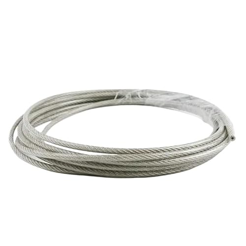 Wire Rope, Flexibles Edelstahldrahtseil, weiches Kabel, Wäscheleine, Durchmesser 0,8/1/1,5/2/2,5/3/4/5/6/8/10 mm(2.5mm) von YDHSIKK