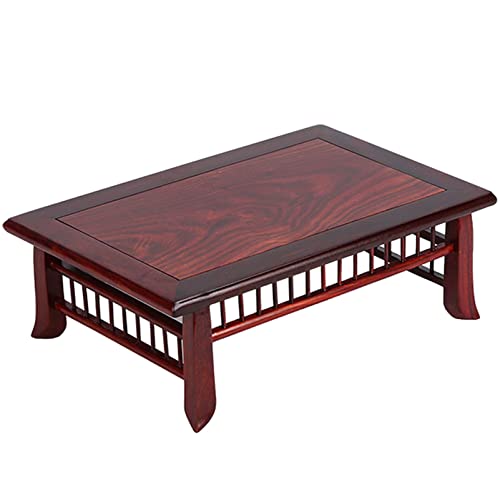 YDHSIKK Altaltisch kleines Heiligtum mit Regal für Altar aus Holz, buddhistischer Tisch, Teetisch, japanischer niedriger Tisch für zahlende (Large) von YDHSIKK
