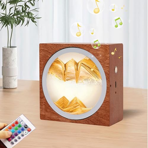 YDHSIKK EIN Bild! Schreibtischlampe for Malen mit Treibsand, Bluetooth-Lautsprecher und Fernbedienung von YDHSIKK