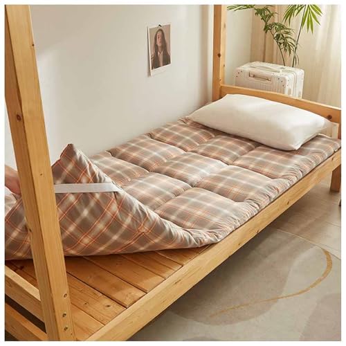 YDHSIKK Futon Matratzen Japanische Futon-Bodenmatratze, faltbar, tragbar, Memory Foam, Mehrfarbig, mehrere Größen(Pink,200x220cm) von YDHSIKK