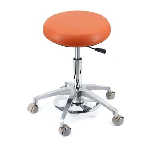 YDHSIKK Hocker Adjustable Height 360 Swivel Dental Stool Chair with Back Support Multicolor Multiple Sizes(B1,A10) von YDHSIKK