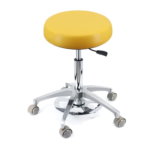 YDHSIKK Hocker Adjustable Height 360 Swivel Dental Stool Chair with Back Support Multicolor Multiple Sizes(B1,A12) von YDHSIKK