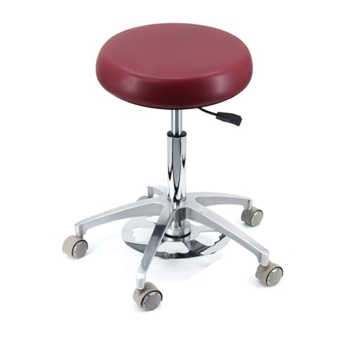 YDHSIKK Hocker Adjustable Height 360 Swivel Dental Stool Chair with Back Support Multicolor Multiple Sizes(B1,A13) von YDHSIKK