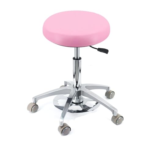 YDHSIKK Hocker Adjustable Height 360 Swivel Dental Stool Chair with Back Support Multicolor Multiple Sizes(B1,A3) von YDHSIKK