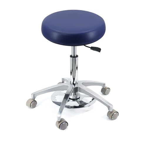 YDHSIKK Hocker Adjustable Height 360 Swivel Dental Stool Chair with Back Support Multicolor Multiple Sizes(B1,A8) von YDHSIKK