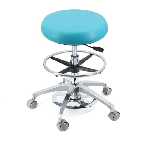 YDHSIKK Hocker Adjustable Height 360 Swivel Dental Stool Chair with Back Support Multicolor Multiple Sizes(B2,A1) von YDHSIKK