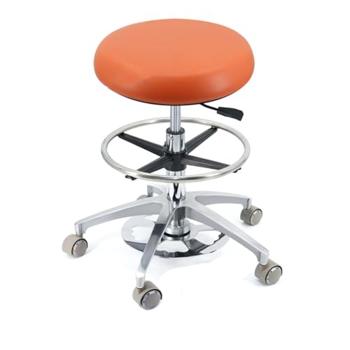 YDHSIKK Hocker Adjustable Height 360 Swivel Dental Stool Chair with Back Support Multicolor Multiple Sizes(B2,A10) von YDHSIKK