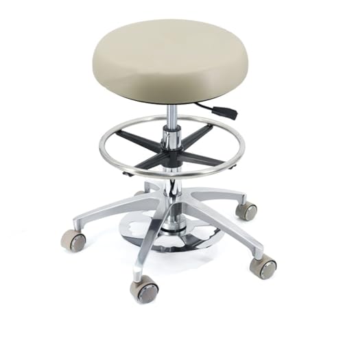 YDHSIKK Hocker Adjustable Height 360 Swivel Dental Stool Chair with Back Support Multicolor Multiple Sizes(B2,A11) von YDHSIKK
