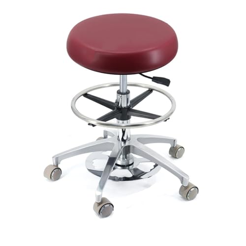 YDHSIKK Hocker Adjustable Height 360 Swivel Dental Stool Chair with Back Support Multicolor Multiple Sizes(B2,A13) von YDHSIKK