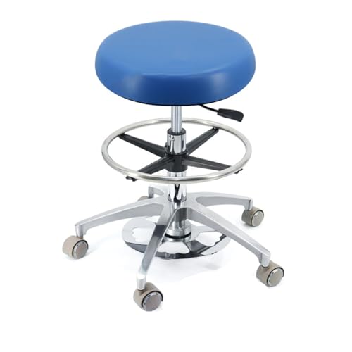 YDHSIKK Hocker Adjustable Height 360 Swivel Dental Stool Chair with Back Support Multicolor Multiple Sizes(B2,A14) von YDHSIKK