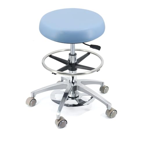 YDHSIKK Hocker Adjustable Height 360 Swivel Dental Stool Chair with Back Support Multicolor Multiple Sizes(B2,A15) von YDHSIKK