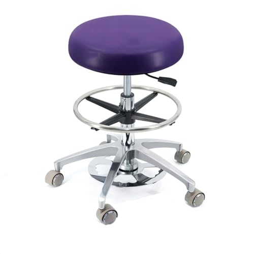 YDHSIKK Hocker Adjustable Height 360 Swivel Dental Stool Chair with Back Support Multicolor Multiple Sizes(B2,A17) von YDHSIKK