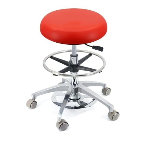 YDHSIKK Hocker Adjustable Height 360 Swivel Dental Stool Chair with Back Support Multicolor Multiple Sizes(B2,A2) von YDHSIKK