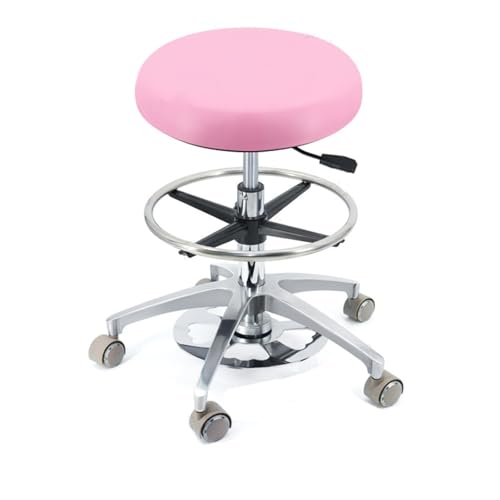 YDHSIKK Hocker Adjustable Height 360 Swivel Dental Stool Chair with Back Support Multicolor Multiple Sizes(B2,A3) von YDHSIKK