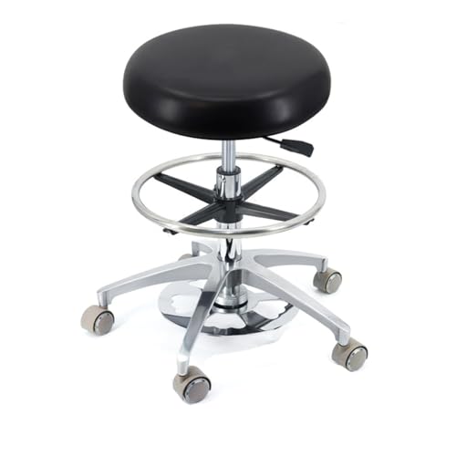 YDHSIKK Hocker Adjustable Height 360 Swivel Dental Stool Chair with Back Support Multicolor Multiple Sizes(B2,A4) von YDHSIKK