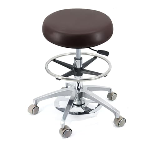 YDHSIKK Hocker Adjustable Height 360 Swivel Dental Stool Chair with Back Support Multicolor Multiple Sizes(B2,A5) von YDHSIKK