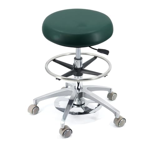 YDHSIKK Hocker Adjustable Height 360 Swivel Dental Stool Chair with Back Support Multicolor Multiple Sizes(B2,A7) von YDHSIKK
