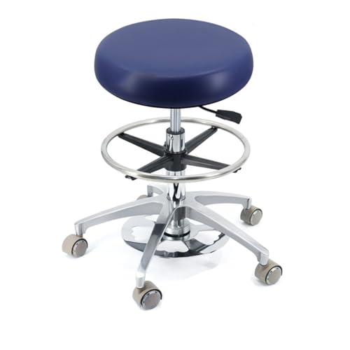 YDHSIKK Hocker Adjustable Height 360 Swivel Dental Stool Chair with Back Support Multicolor Multiple Sizes(B2,A8) von YDHSIKK