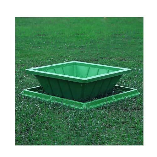 YDHSIKK Klärgrubenabdeckungen, Unsichtbarer Schachtdeckelrahmen aus Harz for Klärgruben, Abwasserlandschaften im Freien, mehrere Größen(50 * 50CM/19.7 * 19.7IN) von YDHSIKK