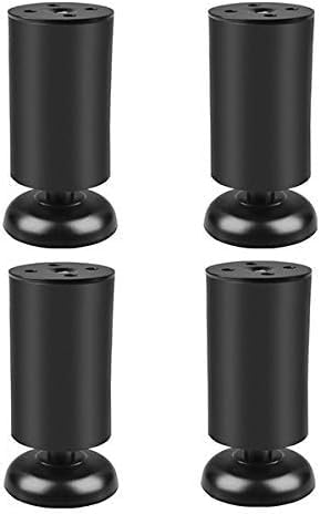 YDHSIKK Möbelbeine Robuste Tischbeine for Möbel, Möbelbeine aus Edelstahl, verstellbare Sofabeine for Selbermachen, runde Stützfüße, Ersatzbeine for Tisch und Stuhlbank(12cm) von YDHSIKK