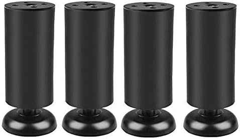 YDHSIKK Möbelbeine Robuste Tischbeine for Möbel, Möbelbeine aus Edelstahl, verstellbare Sofabeine for Selbermachen, runde Stützfüße, Ersatzbeine for Tisch und Stuhlbank(15Cm) von YDHSIKK