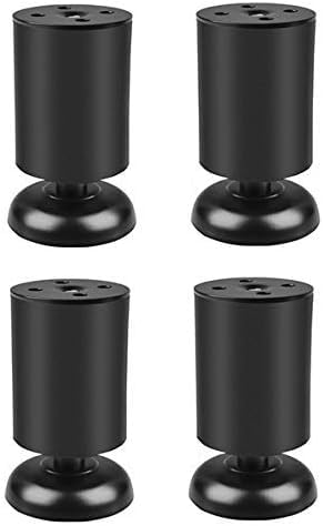 YDHSIKK Möbelbeine Robuste Tischbeine for Möbel, Möbelbeine aus Edelstahl, verstellbare Sofabeine for Selbermachen, runde Stützfüße, Ersatzbeine for Tisch und Stuhlbank(8Cm) von YDHSIKK