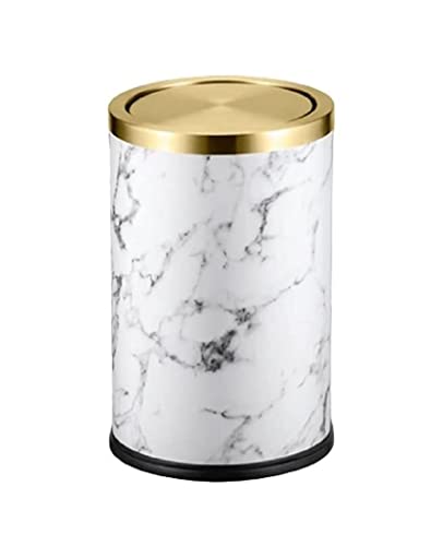 YDHSIKK Mülleimer, Mülleimer mit Schwingdeckel, modische, kreative Dose for Zuhause, Wohnzimmer, Küche, Badezimmer, Mülleimer, Wohnzimmer(B,15L) von YDHSIKK