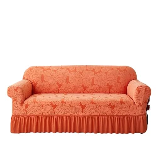 YDHSIKK Sofabedeckung l Form, Geschenk des Vaters, Elastischer Seersucker-Sofabezug for Wohnzimmer, 1, 2, 3, 4 Sitzer(3,3-Seater-185-230cm) von YDHSIKK