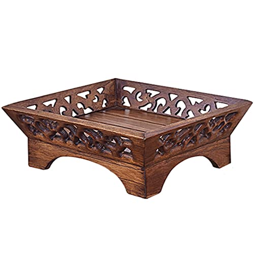 kleiner altar tischschrein mit Mni Puja Tisch Shrine Alter Wiccan Hexerei Personal Altar Buddhist Statue Stand/Obst Display(31 * 26 * 10cm) von YDHSIKK