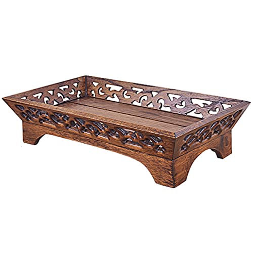 kleiner altar tischschrein mit Mni Puja Tisch Shrine Alter Wiccan Hexerei Personal Altar Buddhist Statue Stand/Obst Display(45 * 26 * 11cm) von YDHSIKK