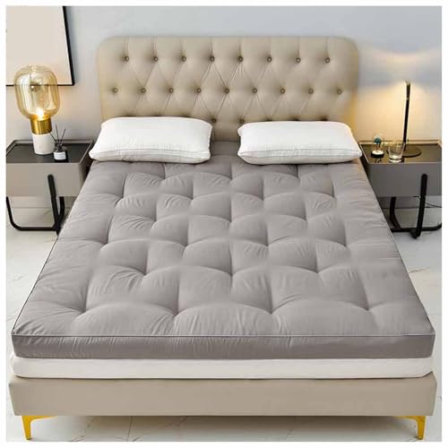 tragbarer faltbarer Holzkohlegrill, Grill im Freie Faltbare tragbare Boden-Futonmatratze, 10,2 cm dick, mehrfarbig, mehrere Größen(Grey,120x200cm) von YDHSIKK