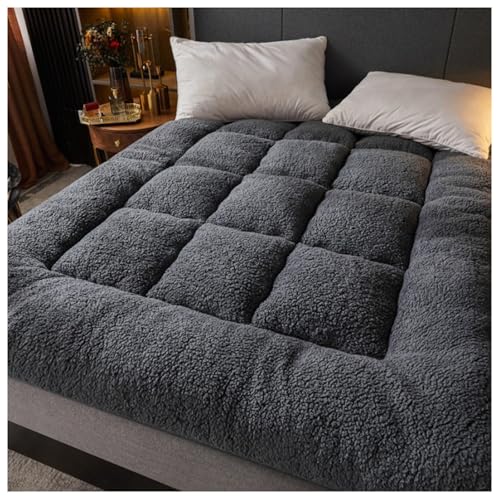 tragbarer faltbarer Holzkohlegrill, Grill im Freie Japanische Boden-Futon-Matratzen-Isomatte for Erwachsene 8cm Mehrfarbenmehrfachgrößen(Grey,150x200cm) von YDHSIKK
