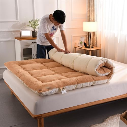tragbarer faltbarer Holzkohlegrill, Grill im Freie Japanische Futon-Bodenmatratze Tatami-Matte 10CM Dicke Faltbare Multicolor Mehrere Größen(Bronze,120x200cm) von YDHSIKK
