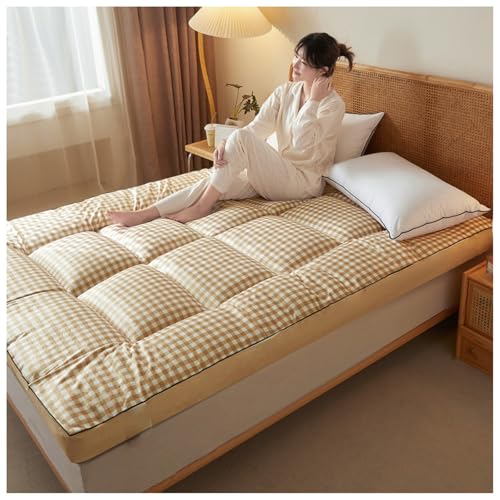 tragbarer faltbarer Holzkohlegrill, Grill im Freie Japanische Tatami-Futon-Bodenmatratze, mehrfarbig, mehrere Größen(Brown,100x200cm) von YDHSIKK