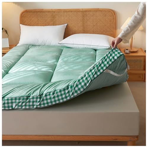 tragbarer faltbarer Holzkohlegrill, Grill im Freie Japanische Tatami-Futon-Bodenmatratze, mehrfarbig, mehrere Größen(Green,150x200cm) von YDHSIKK