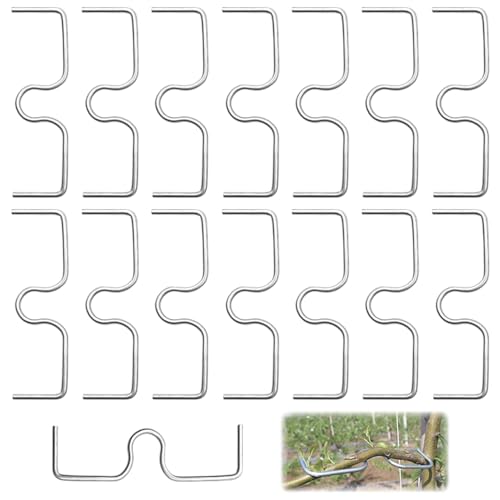 YDHfdc 15 Stück Aststütze für Obstbäume 13cm Astspreizer für Obstbäume Metall M Förmiger Astspreizer Astfixierer für Gartenbäume Astbiegewerkzeug Zum Formen von YDHfdc