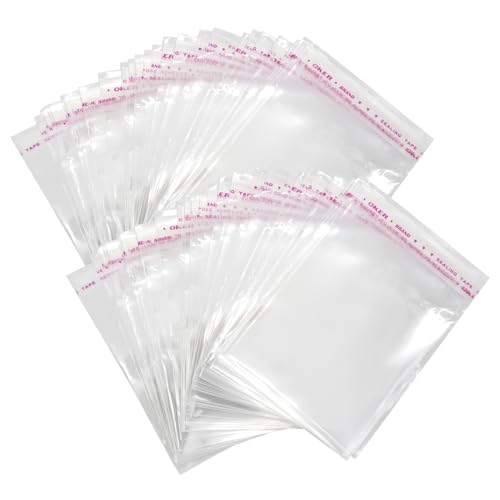 YDHfdc 300 Stück Tüten Transparent Zellophanbeutel 7x10cm OPP Tütchen Selbstklebend Plastiktüten klein Flachbeutel für Kekse, Süßigkeiten, Schokolade YDHfdc 300 Stück Tüten Transparent Zellophanbeutel 7x10cm OPP Tütchen Selbstklebend Plastiktüten klein Flachbeutel für Kekse, Süßigkeiten, Schokolade von YDHfdc