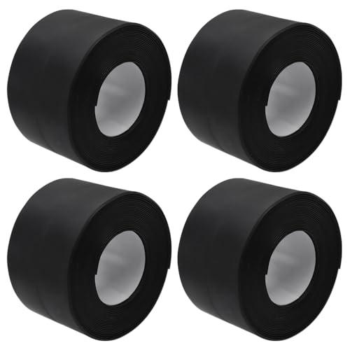 YDHfdc 4 Rollen Dichtungsband Selbstklebend Wasserdicht Dichtband PVC Selbstklebendes Dichtungsband Dusche für Küche, Badezimmer, Toilette, Wandecke (38 mm x 3,2 m) von YDHfdc
