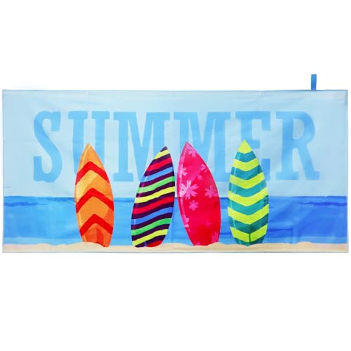 YDHfdc Strandtuch Mikrofaser Leicht Strandhandtuch Super Saugfähig Badetuch Mikrofaser Handtuch Schnelltrocknend und Sandfest Strandtücher für Damen Herren (150x70cm) von YDHfdc