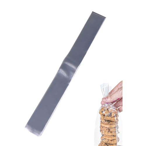 YDJIANCAI 100 Pcs 2,76mil Lange Plastikärmel - Schwere Klare Rechtecksbeutel Für Plakate, Perücken, Popcorn, Große Schmale Gegenstände, Open -end -aufbewahrung(Size:3.14×13.77in（8×35cm）) von YDJIANCAI