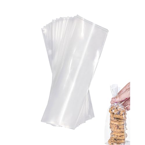 YDJIANCAI 100 Stück 4.72Mil Klare PE-Kunststoffhüllen - Lange Flache Offene Posterbeutel, Wasserdicht Zur Aufbewahrung Schmaler Gegenstände, Versandverpackung & Schutz (Size:3.93×17.71in（10×45cm）) von YDJIANCAI