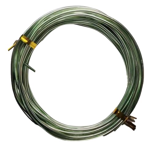 YDJIANCAI 1rolls 32,8ft/10 M Farbigem Eisendraht Für DIY-Handwerk Multifunktionsbildungsdraht Tragbare Schmuckversorgungen Flexible Weicheisen Für Kunst Und Design(Size:1.5mm,Color:Grasgrün) von YDJIANCAI