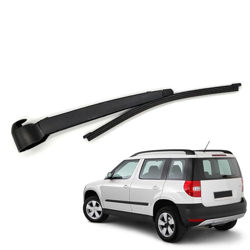 YDLYDL Auto Heckscheibenwische für Skoda Yeti 2009-2017, Heckwischerarm Wischerblatt Auto Heckscheibe Scheibenscheibe mit Klinge von YDLYDL