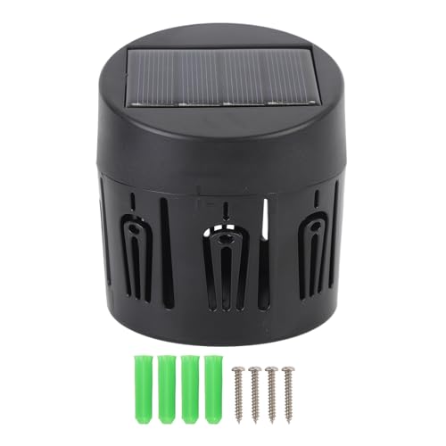 YDRCESMI 2 Pcs Solar Wand Licht Blume Thema ative Wasser Proof Solar Zaun Lampe für Hinterhof Hof Treppe von YDRCESMI